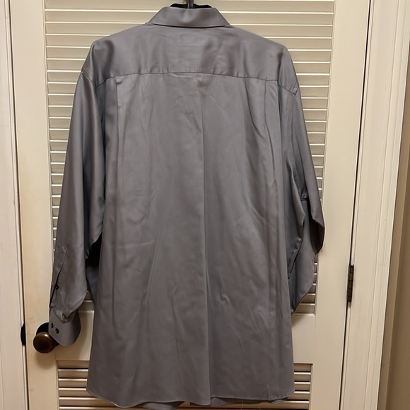 21. Geoffrey Beene Men’s Dress Shirt in Grey - Picture 6 of 12